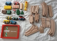 Wooden Railway. Little Town. Timeless Toys. 38 Pieces.