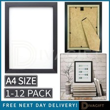 A4 BLACK PICTURE FRAME OAK