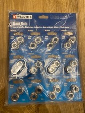Weldtite 10mm Wheel Bike Track Nuts Pair (Card of 12)