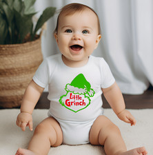 Little Grinch baby vest