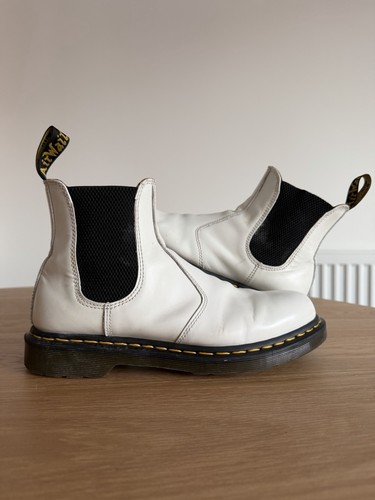 Martens white slip on - dr.,