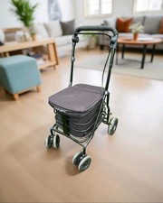 Carlett Senior Assist walker, seat and shopping bag trolley
