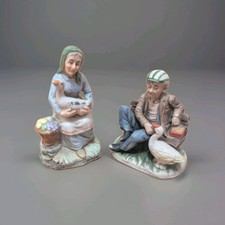 Vintage Rustic Old Man & Lady