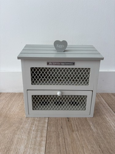 Shabby chic wooden egg house - egg,