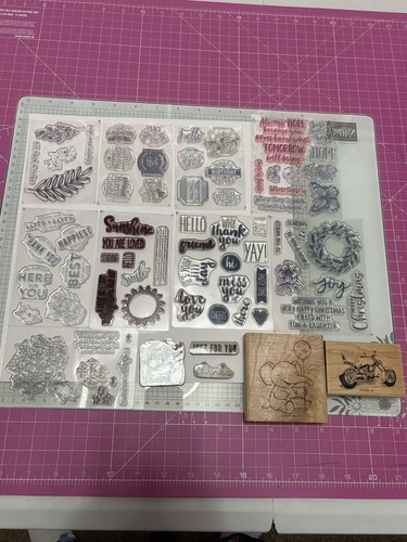 Job lot stampin stamps - stampin, up