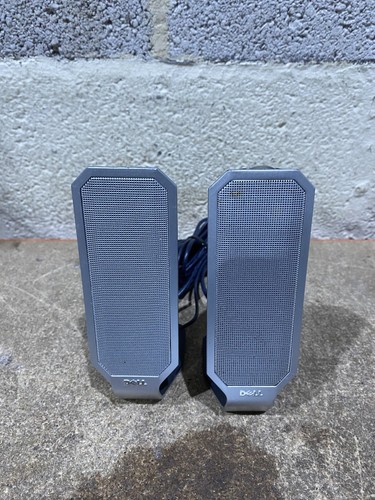 Dell computer speakers - computer, silver