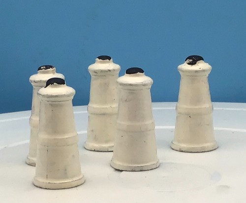 White metal milk churns - metal, 1"