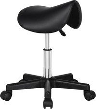 Yaheetech Swivel Saddle Stool