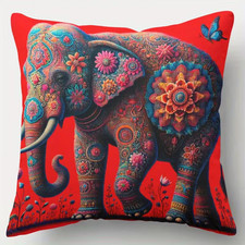 Beautiful elephant red - x,