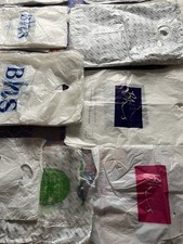 49 Small Thin Vintage BHS Shopping Bags. 9 Designs. #A44