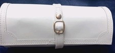 Leather Travel Jewellery Roll Case