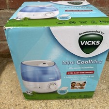 Vicks Mini CoolMist Ultrasonic Humidifier Portable Humidifier for Comfort