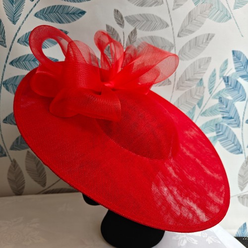Red flower wide brim hatinator - brim,