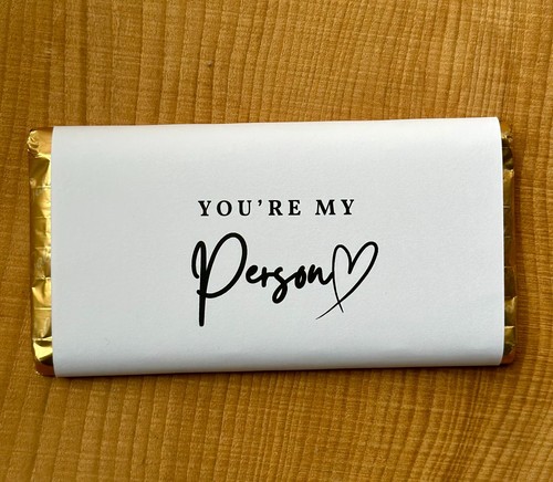 Valentines chocolate wrapper