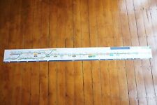 2017 District Line Underground Tube Carriage Interior London Transport Map VGC