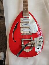 12-String Red Teardrop Guitar