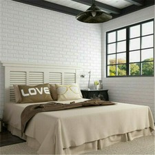 10/40pcs Self Adhesive 3D Tile Foam Stick Wall Paper Brick Wall Sticky Wallpaper