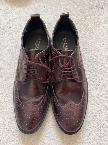 Topman new distressed burgundy - new,