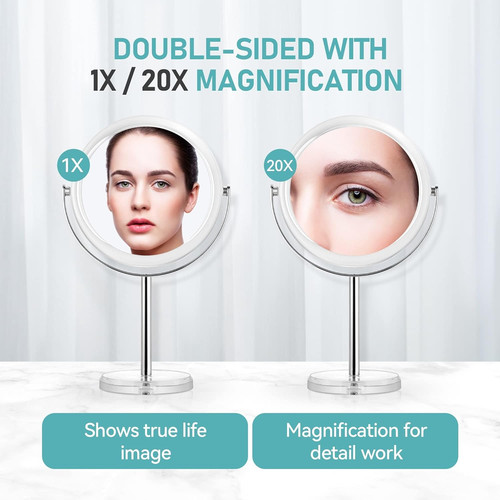 20x magnifying makeup mirror - 20x,