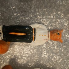 Garden House pottery matching Mr and  Mrs Fox Figurine made in england