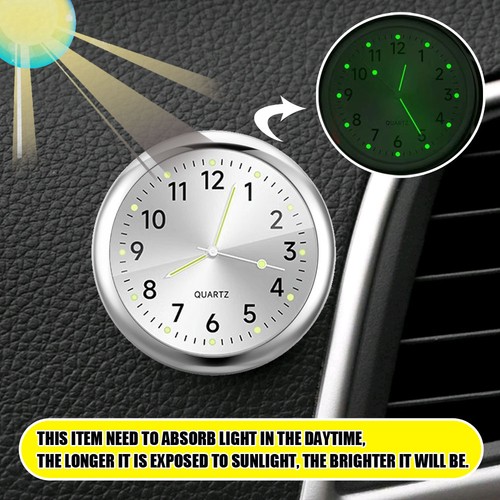 Luminous quartz clock - luminous,