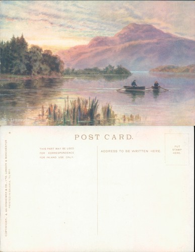 Rowers lake with - on, a