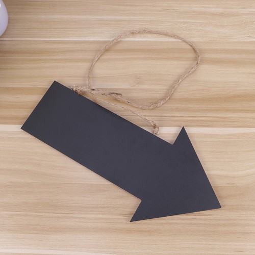 Wooden arrow chalkboard sign - arrow,