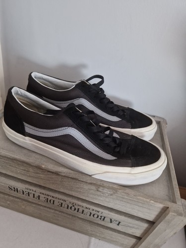 Size black grey silver vans - black,