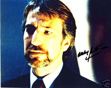 ALAN RICKMAN AUTOGRAPH SIGNED
