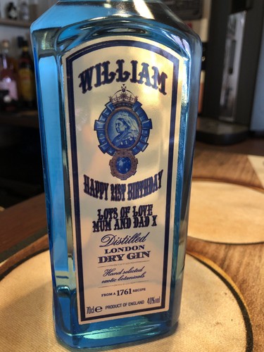 Personalised bombay sapphire - personalised,