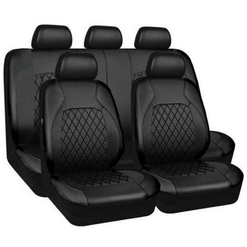 9pcs leather sits car seat - leather, 5-sits