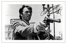 CLINT EASTWOOD Signed Autograph PHOTO Fan Signature Gift Print DIRTY HARRY 