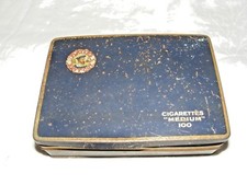 VINTAGE COLLECTABLE PLAYERS NAVY CUT CIGARETTE TIN 100 MEDIUM