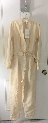Zara rustic belted jumpsuit - zara,
