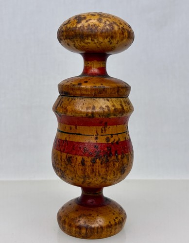 Antique treen turned - antique, wood