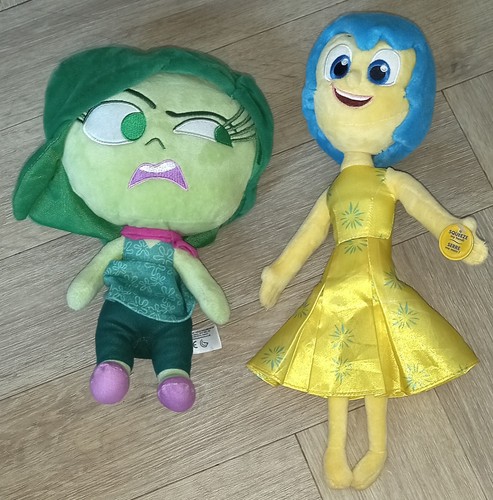Plush figures from inside - plush,