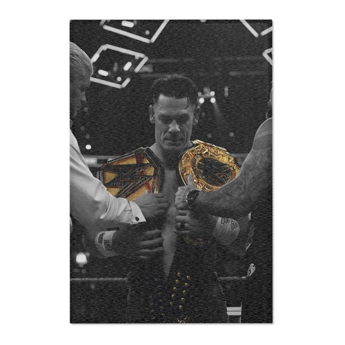 John cena wwe rug - john,
