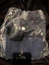Ladies Snuggle navy suede