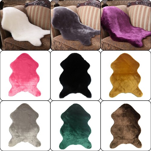 Soft fluffy faux fur sheepskin - fluffy,