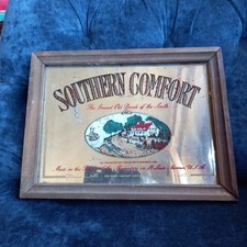 STUNNING VINTAGE 'SOUTHERN COMFORT', ADVERTISING MIRROR.....