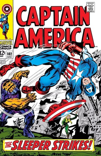 Captain america 102 comic - america, #102