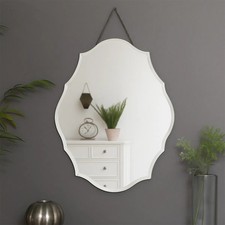Ornate frameless scalloped