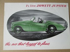 Jowett Jupiter 1 1/2 litre car