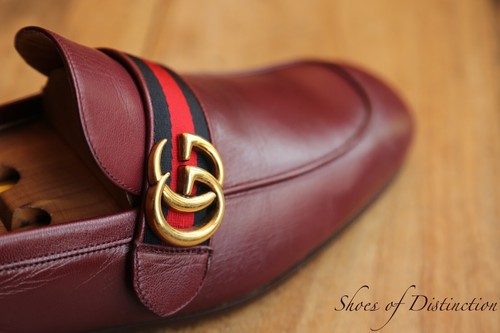 Gucci burgundy leather brass - gucci,