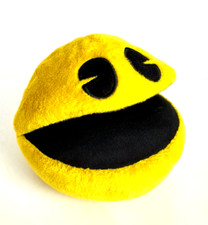 Pac-Man Soft Toy Pac-Man Collectable Plush 7 Inch Plush Soft Toy Namco Soft Toy