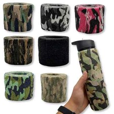 18m Cohesive Bandage Military Camouflage 4.5m*5cm Bandage Self Adhesive 4 Pack