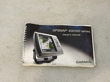 GARMIN GPSMAP 400 & 500 Series - Instrument Owners Handbook Manual - FREE P&P