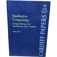 Qualitative Computing Mike Fisher Hardcover Cardiff Papers