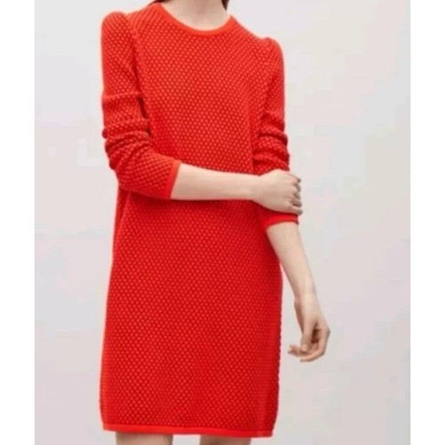 Cos red orange sweater - sweater, dress