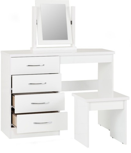 Nevada white gloss wardrobes - gloss,